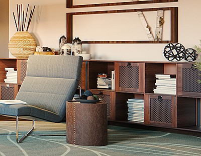 Innenraum Visualisierung Wohnzimmer