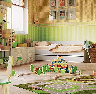 Innenraum Visualisierung Kinderzimmer