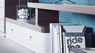 Innenraum Visualisierung Schlafzimmer BU128